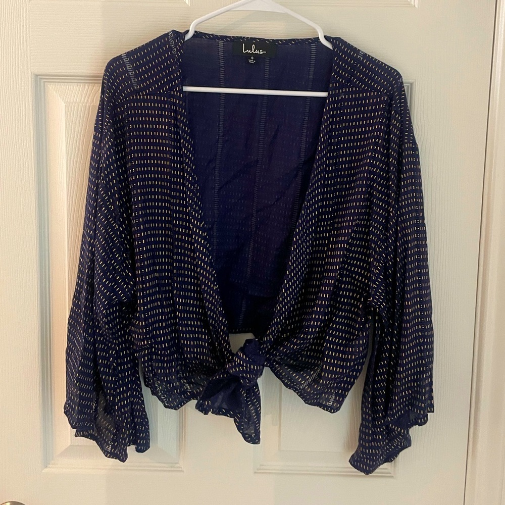 Multi-way tie Lulus top